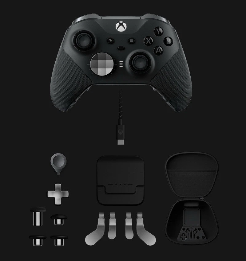 Microsoft Elite Series 2 Wireless Controller schwarz - Bild 1 von 1