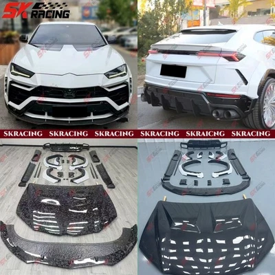 Faldones laterales delanteros traseros para Lamborghini Urus 2018-22 capó forjado/fibra de carbono Foto 1 de 4