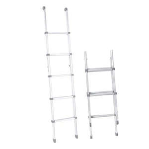✈59.4in RV Bunk Bed Ladder Foldable Anti Slip Aluminium Alloy 5 Step Bunk Ladder - Afbeelding 1 van 12