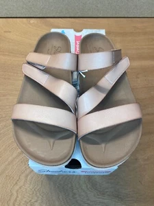 Skechers Women's Arch Comfort Luxe Foam Adjustable Pink Sandals US 6 - Picture 1 of 15