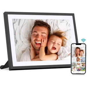 Digitaler Bilderrahmen - 10,1 Zoll IPS Display Touch, WIFI, Frameo 16GB, Schwarz - Bild 1 von 18
