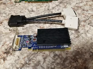 PNY GeForce 8400GS DDR2 512MB Low Profile Video Card VCG84DMS5SXPB w/DVI Cable | - Picture 1 of 3