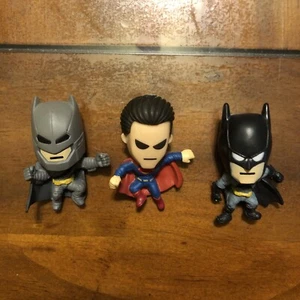 original minis figures dc comics lot of 3 batman, superman - Picture 1 of 10