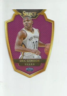 2014-15 SELECT PREMIER PRIZMS LIGHT PURPLE DIE CUT #116 ERIC GORDON 05/99 - Image 1 of 2