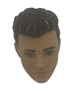 Ken Doll Replacement Head With Brown Hair & Blue Eyes 2016 - Picture 1 of 5