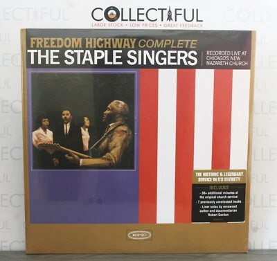STAPLE SINGERS - FREEDOM HIGHWAY COMPLETE - LEGACY 2015 *SEALED* DOUBLE LP🔥 — 第 1/2 张图片