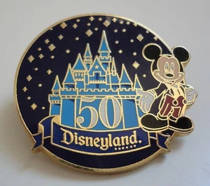 Disneyland 50th Anniversary Mickey Mouse Disney Travel Company Pin 2005 - Picture 1 of 2