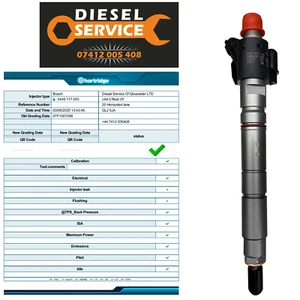 0445117053 Land Rover Range Rover 3.0D Neuaufbau Diesel Einspritzdüse - Bild 1 von 1