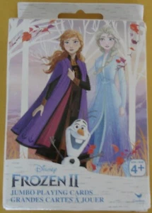 Disney FROZEN 2 Jumbo Tarjetas de Juego para Edades 4+ - Cardenal - Nuevo - Imagen 1 de 1