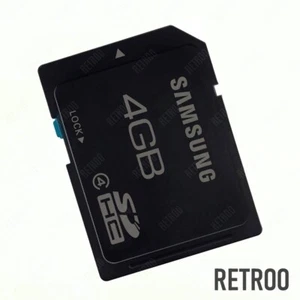 Samsung SDHC 4GB Memory Card SD Class4 Secure Digital Cameras/Camcorders Black - Picture 1 of 2