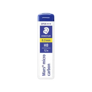 STAEDTLER Mars Micro Carbon Leads - 0.3mm HB (2pk) - Picture 1 of 4