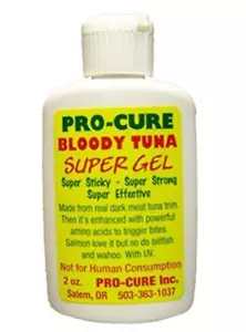 Pro-Cure Super Sticky Gel 2 oz Bloody Tuna Fishing Scent Attractant w/UV Flash - Picture 1 of 1