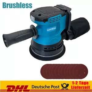 Akku Exzenterschleifer 125mm Schleifteller Schwingschleifer Für 18V Makita Neu - Bild 1 von 8