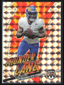2023 Panini Mosaic #TL-CA Cam Akers Thunder Lane Silver Mosaic - Picture 1 of 2
