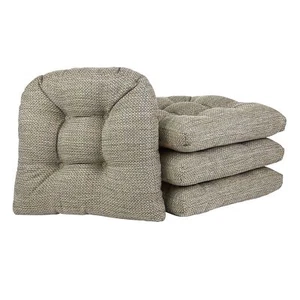 Klear Vu Gripper Overstuffed Universal Non-Slip Dining Chair Cushions for Kit... - Picture 1 of 11