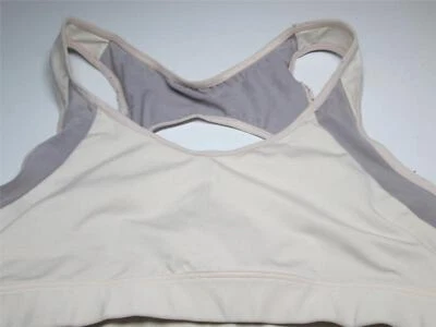Sujetador Deportivo Champion Talla L Marfil Multi Inalámbrico Sin Forro Espalda Corredora Pullover Foto 1 de 4
