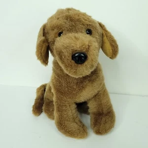 Pan de Azúcar Marrón Cachorro Perro Labrador Peluche Realista 12" - Imagen 1 de 6