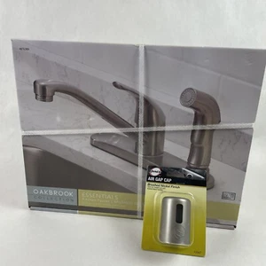 Kitchen Faucet Sprayer + Air Gap Cap, Brushed Nickel Oakbrook Collection 4876389 - Picture 1 of 10