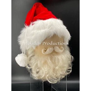 Yak Haar Weihnachtsmann Bart & Schnurrbart Set professionelle Qualität Versand aus USA  - Bild 1 von 6
