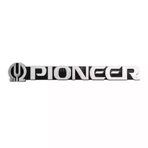 2PCS Ricambio BIG SIZE PIONEER Logo Plastica Badge 180mm x 28mm ( - Foto 1 di 4
