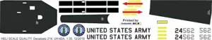 Decal 214 UH-60A Black Hawk US Esercito Nationalgarde 24562 - Bild 1 von 1