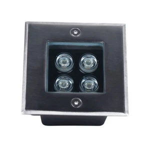 4w DC12v LED Underground Lamp Outdoor Path Landscape Inground Light Pure White - Picture 1 of 6