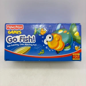 VINTAGE Fisher Price Games Go Fish COMPLETE 2000 Matching Game Kids Preschool - Picture 1 of 9