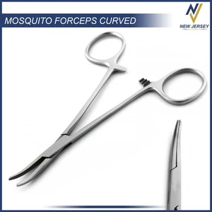 Pinzas Mosquito Curvas Quirúrgicas de Acero Inoxidable para Uso Médico - Bild 1 von 4