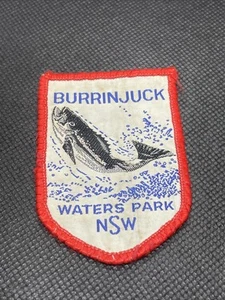 Burrinjuck Waters Park Vintage Cloth Patch - Picture 1 of 2