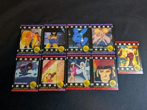 x-men series 2 animated tv series Set Of 9 cards - Picture 1 of 2