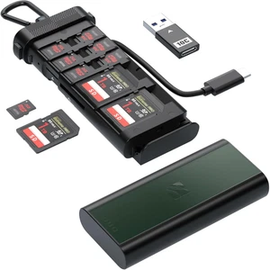 USB 3.2 Duo Reader | SD/MicroSD Leser mit Halterung | Fotografen-Optimiert - Bild 1 von 6
