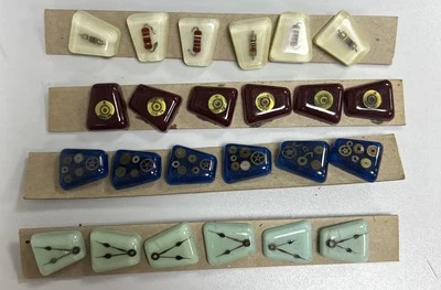 Handmade Buttons Mixed Bundle Resin Rounded Rectangular Mechanical 1 - Image 1 of 4