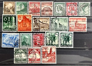German stamps - Lot of 20 old used stamps /190 - Picture 1 of 1