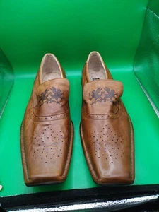 Stacy Adams Herrenschuhe Größe 12 hellbraun offener Karton neu ohne Etikett - Bild 1 von 5