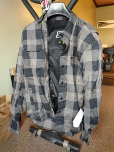Speed and Strength True Grit Armored Moto Shirt Grey - XL With Tags Brand New - Picture 1 of 5