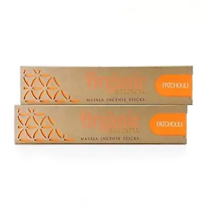 Song of India Organic Goodness Masala Incense Sticks Combo Patchouli 2 Packs - Picture 1 of 5