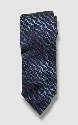 $270 Charvet Men's Purple Circle Print Silk Neck-Tie Classic Tie Size 58 x 3.5 Foto 1 de 2