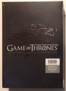 GAME OF THRONES: Complete First & Second Seasons - MINT NEW 10-DISC DVD SET!! - Picture 1 of 4