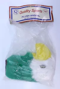 Vintage NEU Qualität Sport Plüschtier Kopfbedeckung Golfschläger Adler Sport Made Korea - Bild 1 von 7