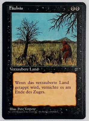 MTG 1x Blight (Influenza Maligna) NM Italian Legends Magic - Image 1 of 2