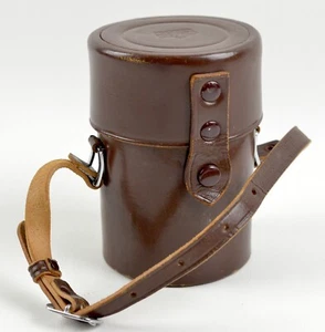 NIKON NIPPON Kogaku Tokyo LENS CASE , BROWN Medium 4.75 x 2.75" - Picture 1 of 4