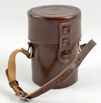 NIKON NIPPON Kogaku Tokyo LENS CASE , BROWN Medium  4.75 x 2.75" - Image 1 of 4