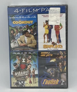 The Cookout/Sprung/I Love Miami/Foolish (DVD, 2010, 3-Disc Set) 4-Film Pack New - Picture 1 of 3