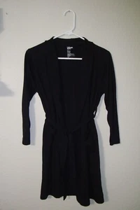 Urban Pipeline Brand Black Lightweight Boys Soft Polyester Robe Medium 8/10 - Picture 1 of 14