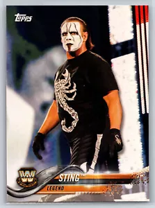 2018 Topps WWE Then Now Forever Sting AEW #199 - Picture 1 of 2