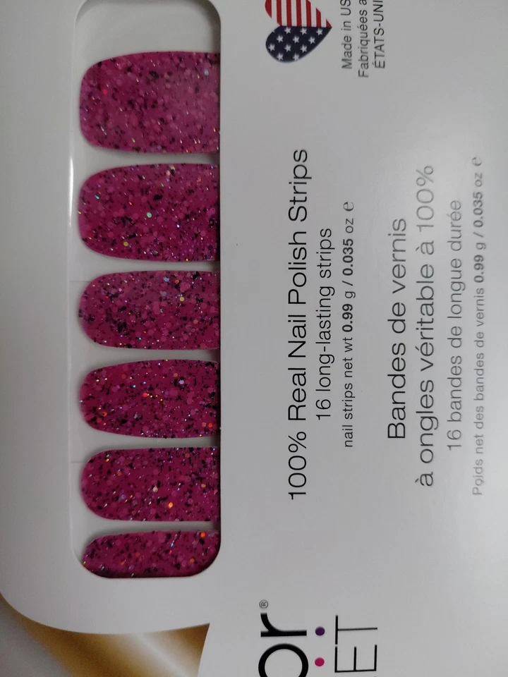 Color Street Cosmic Crush - Brillo.  Tiras de esmalte de uñas - ¡Envío gratuito! Foto 1 de 1