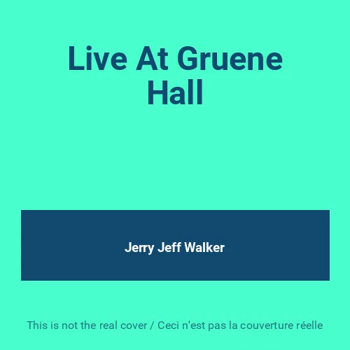 Live At Gruene Hall, Jerry Jeff Walker - Photo 1/1