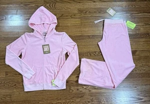 Vintage 2000s Y2K Juicy Couture Sweatsuit Pink Beach Bum Various Size NWT - Picture 1 of 17