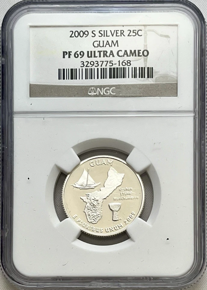 NGC PF69 2009-S Silver Guam Quarter - Image 1 of 4