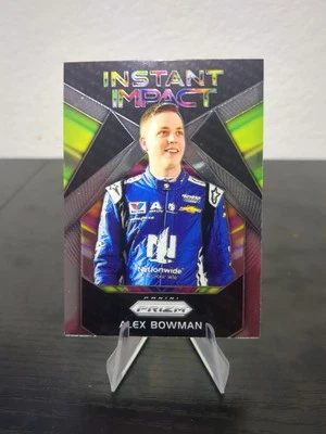 Alex Bowman #88 Nationwide Panini Prizm Instant Impact 2018 Card #II-14 Nascar - Image 1 of 2